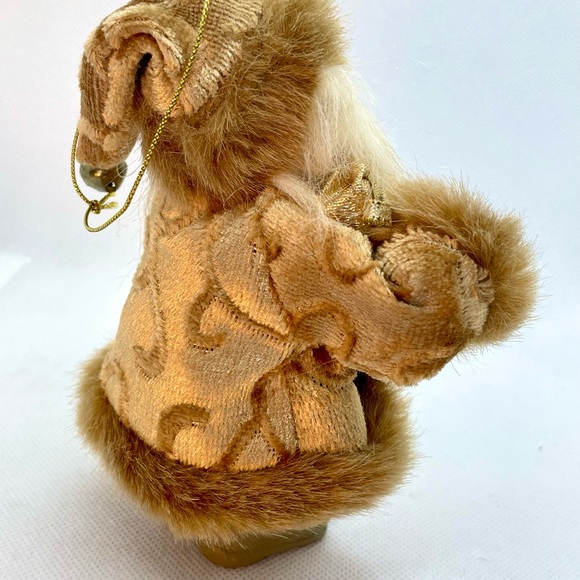 Natural Tone Santa Claus Christmas Tree Ornaments 4 - Picture 3 of 16